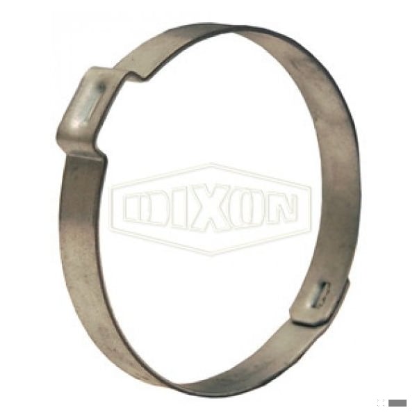 Dixon Single Ear Pinch-On Clamp, 15/16 in Nominal, 0.839 Closed dia x 0.949 Open dia x 0.03 in Thick, Stee 241 - main